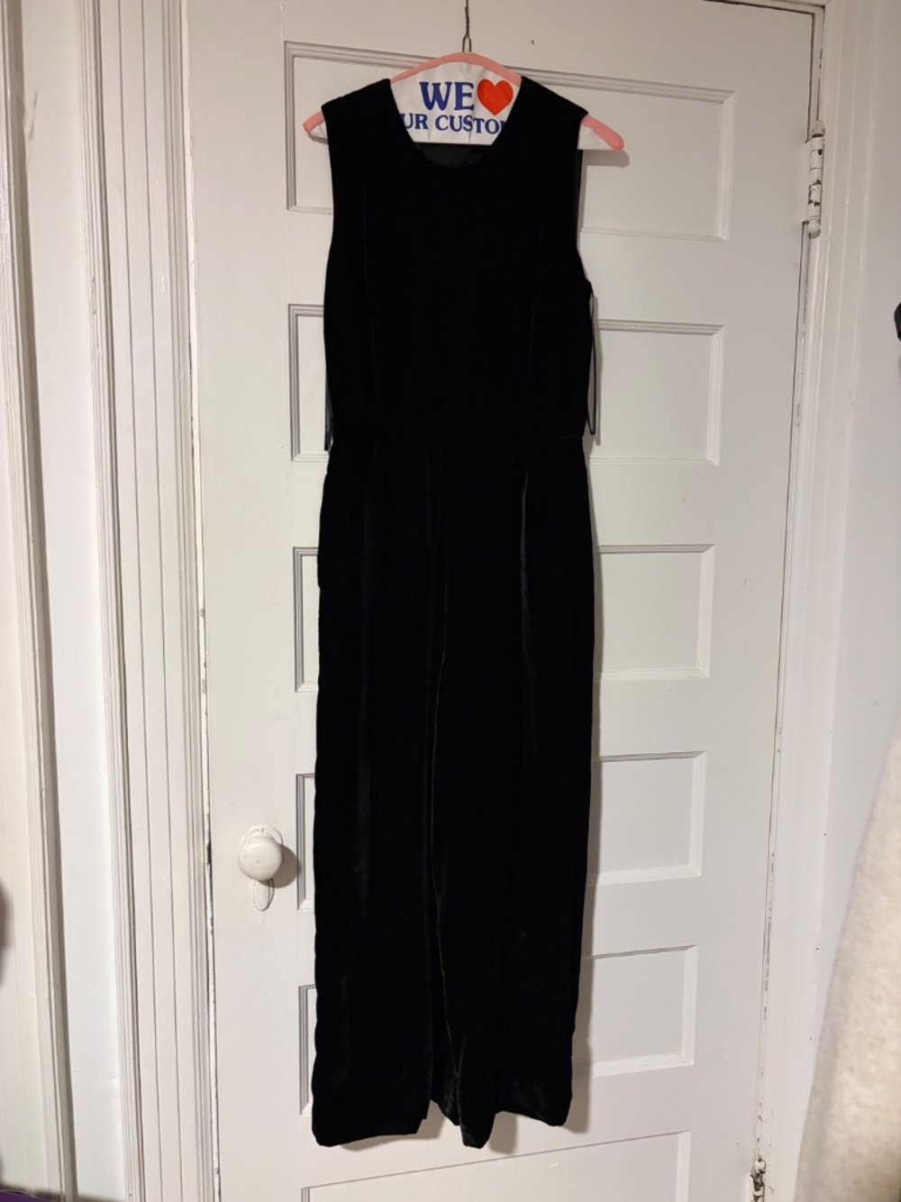 J.Crew Wrap Back Cropped Velvet Jumpsuit - Picture 5 of 6